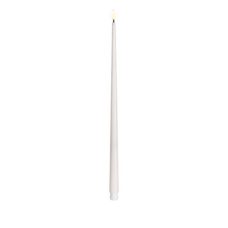 Ensemble de 2 cierges à DEL, effet de flamme — Blanc