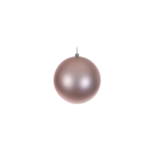 Boule de Noël or rose — fini mat — sans joint