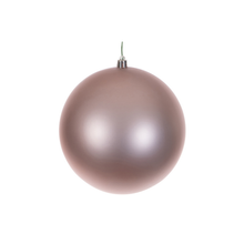 Boule de Noël or rose — fini mat — sans joint