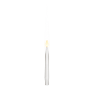 Ensemble de 10 bougies DEL pour sapin – Effet de flamme · Blanc