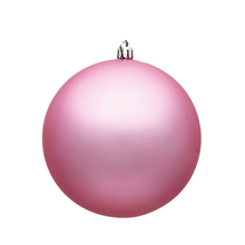Boule de Noël rose — fini mat — sans joint