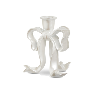 Chandelier de Noël à boucle – Blanc nacré – 6,5 po