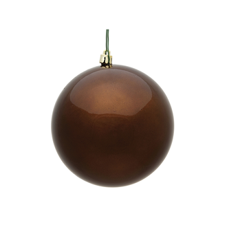 Boule de Noël moka — fini à effet bonbon