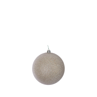 Boule de Noël givrée — champagne