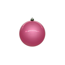 Boule de Noël rose — fini nacré — sans joint