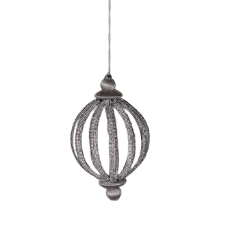 Ornement goutte bijou en velours