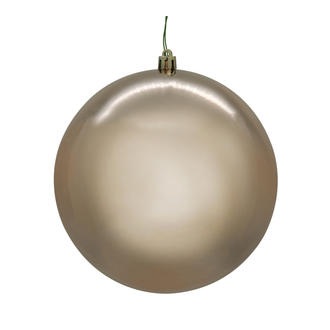 Boule de Noël or rose — fini brillant — sans joint
