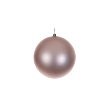 Boule de Noël or rose — fini mat — sans joint