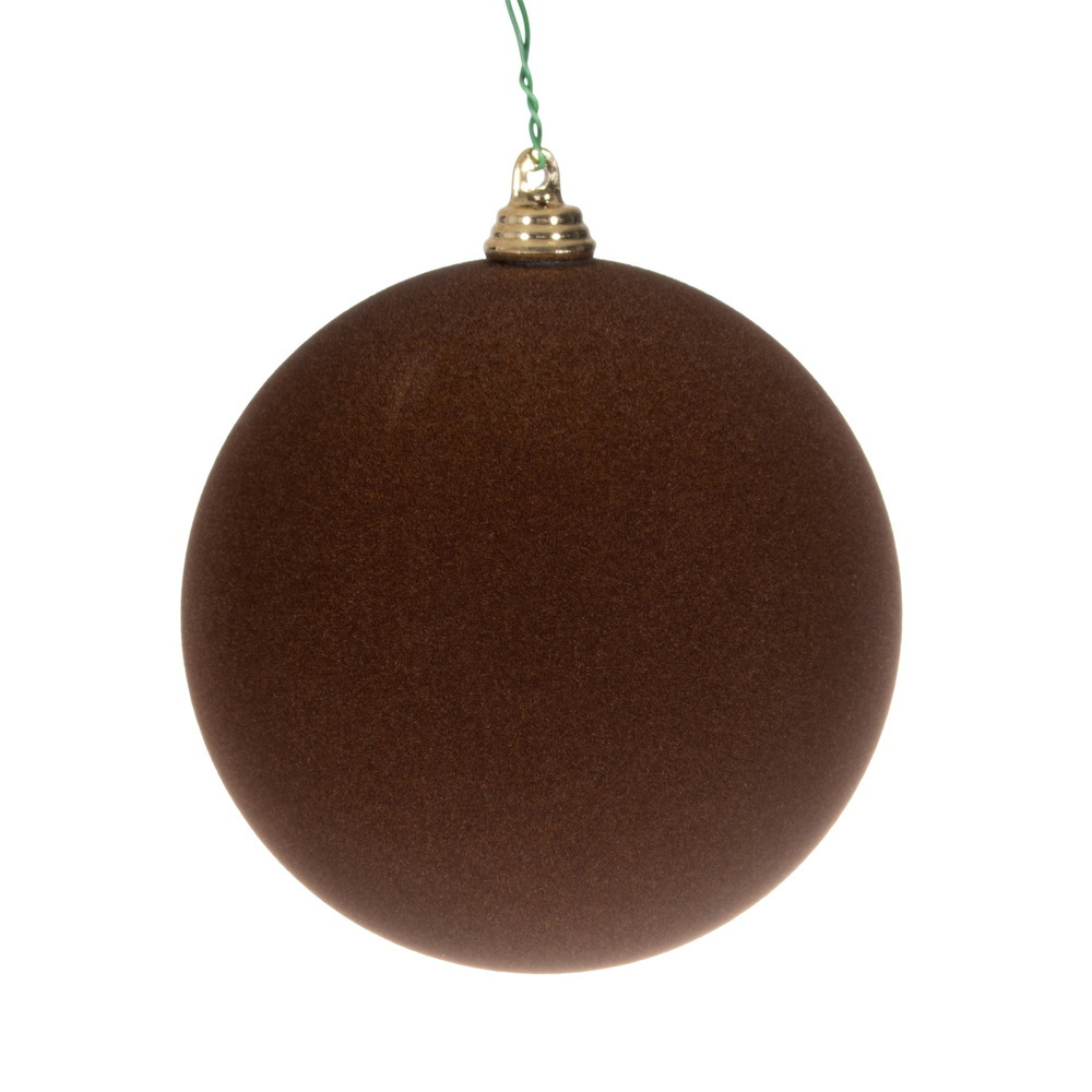 Boule de Noël floquée — chocolat