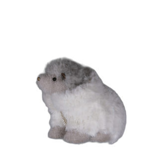 Ornement de hérisson blanc – 6,75 po