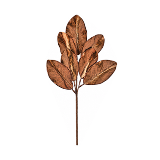 Tige de magnolia décorative – Bronze