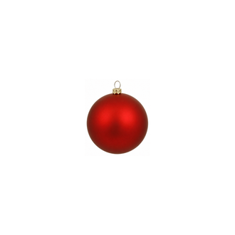 Boules de Noël à quatre finis — rouge