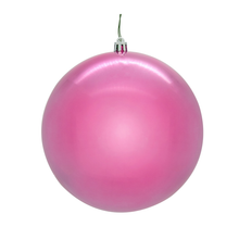 Boule de Noël rose — fini nacré — sans joint
