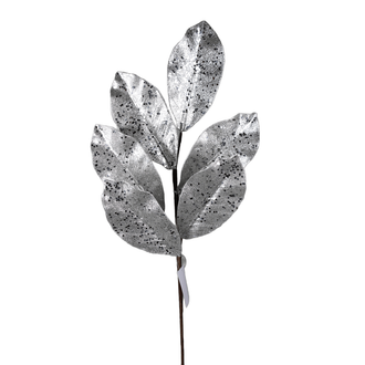 Tige de feuilles de magnolia métallisées scintillantes