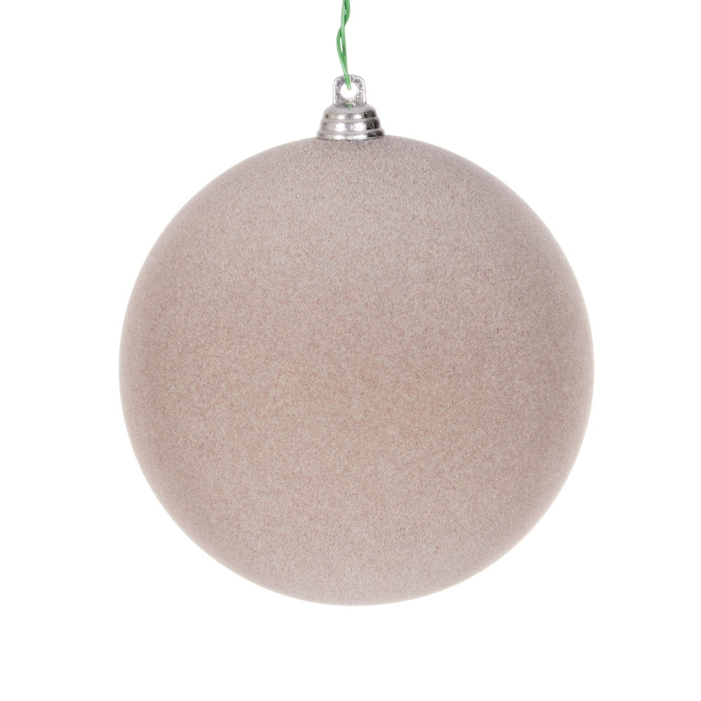 Boule de Noël floquée — taupe