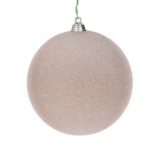 Boule de Noël floquée — taupe