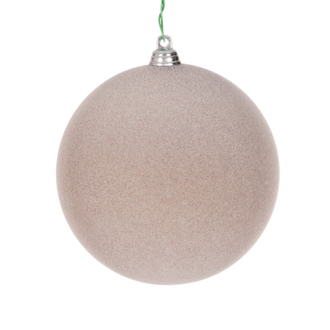 Boule de Noël floquée — taupe