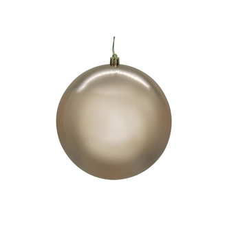 Boule de Noël or rose — fini brillant — sans joint