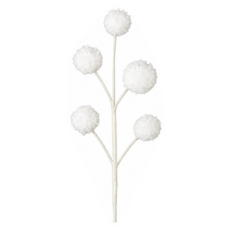 Tige de boules de neige – Ivoire