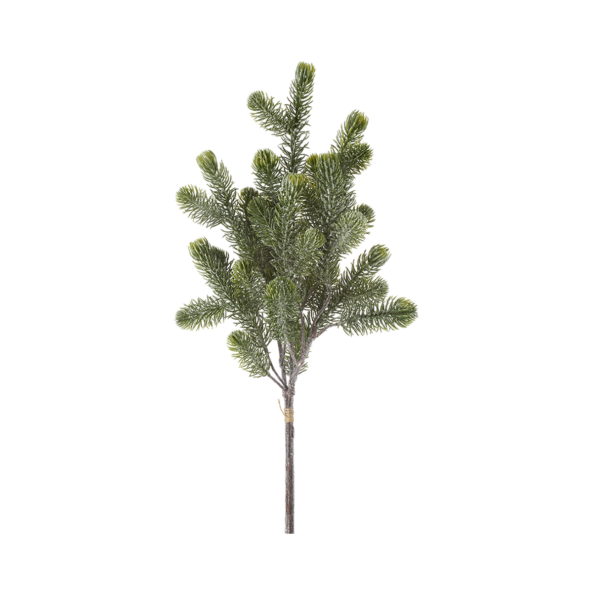 Tige de pin pailletée verte 23''