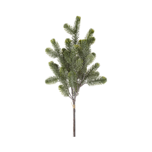 Tige de pin pailletée verte 23''