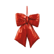 Boucle métallique rouge brillante 23''