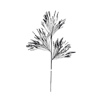 Tige de longues aiguilles 32" noir