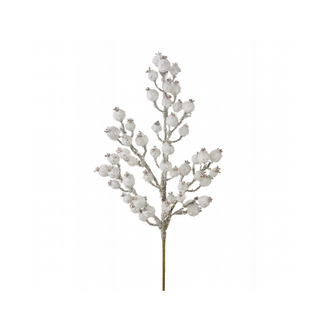 Tige de pommetier 25" blanc