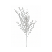 Tige de buis pailleté assortie blanc 22"