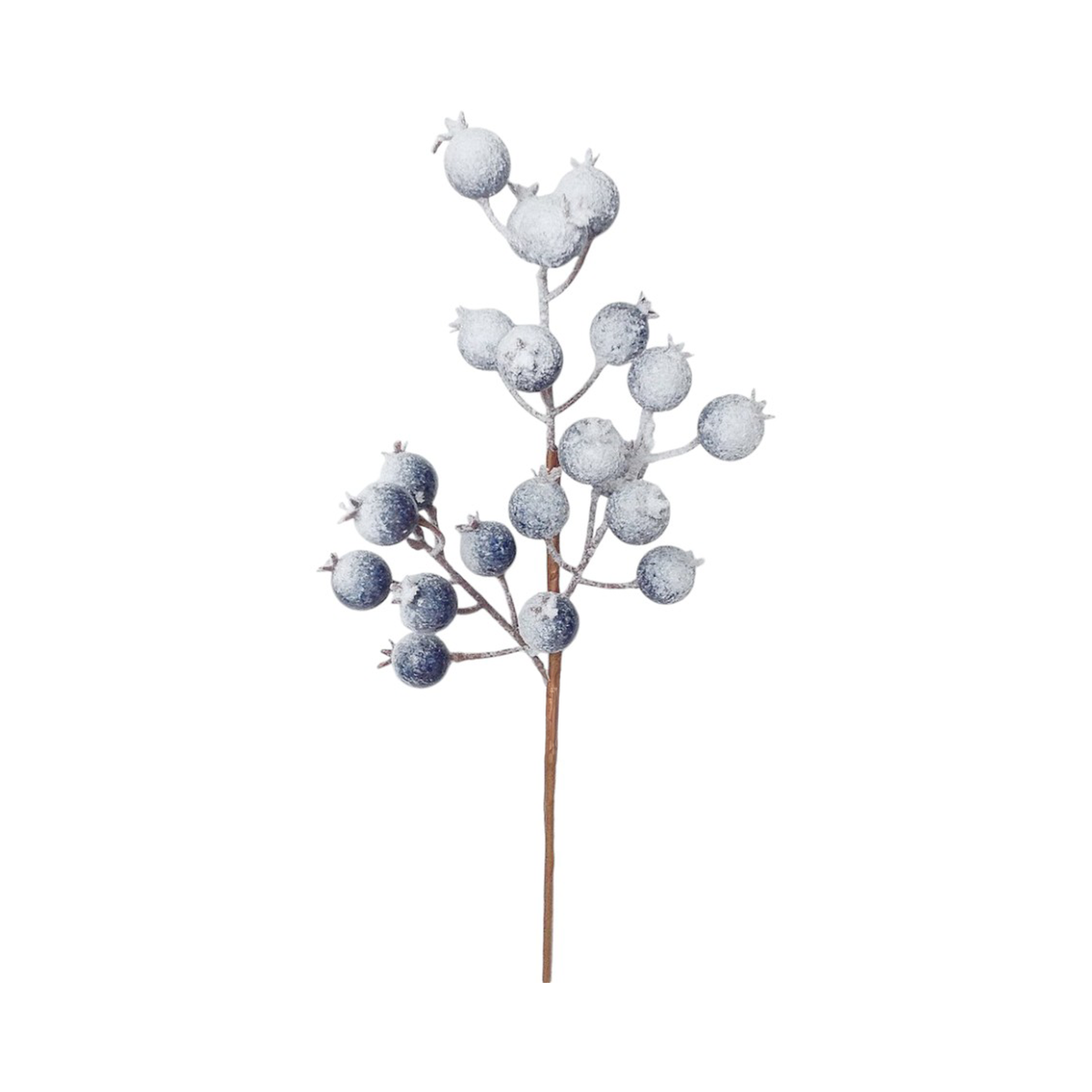 Pic de pommettes enneigées bleu 15.5"