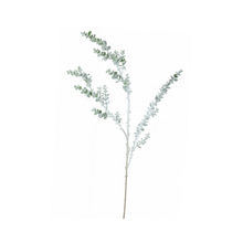 Branche Eucalyptus Enneigé Vert/Blanc 39"