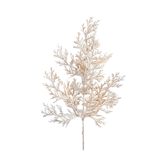 Tige de cèdre plat taupe et champagne 21"