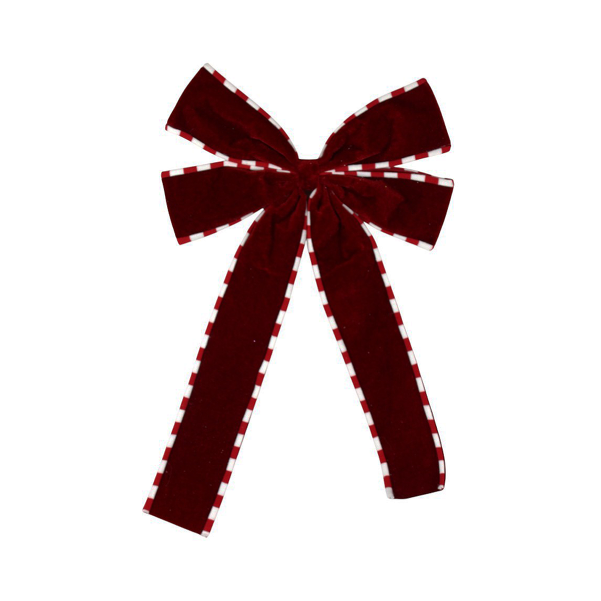 Boucle rouge blanc 13.5" x 9"
