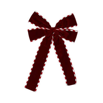 Boucle rouge blanc 13.5" x 9"