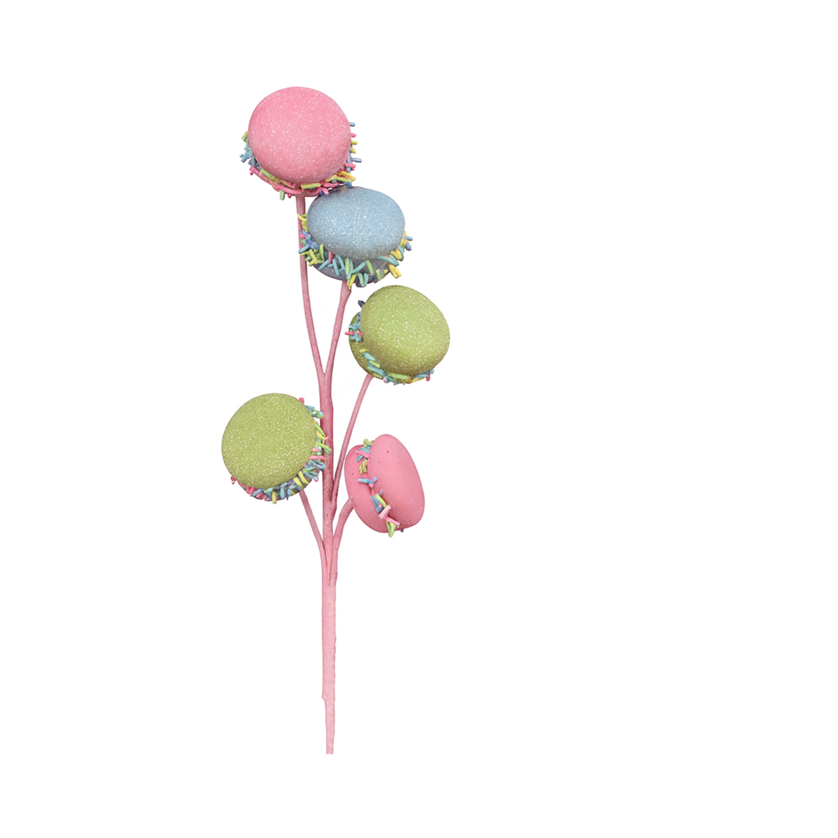 Tige macaron multicolore 15"