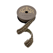 Ruban bijou perle poiret métallique or 4,5 cm x 4,5 m