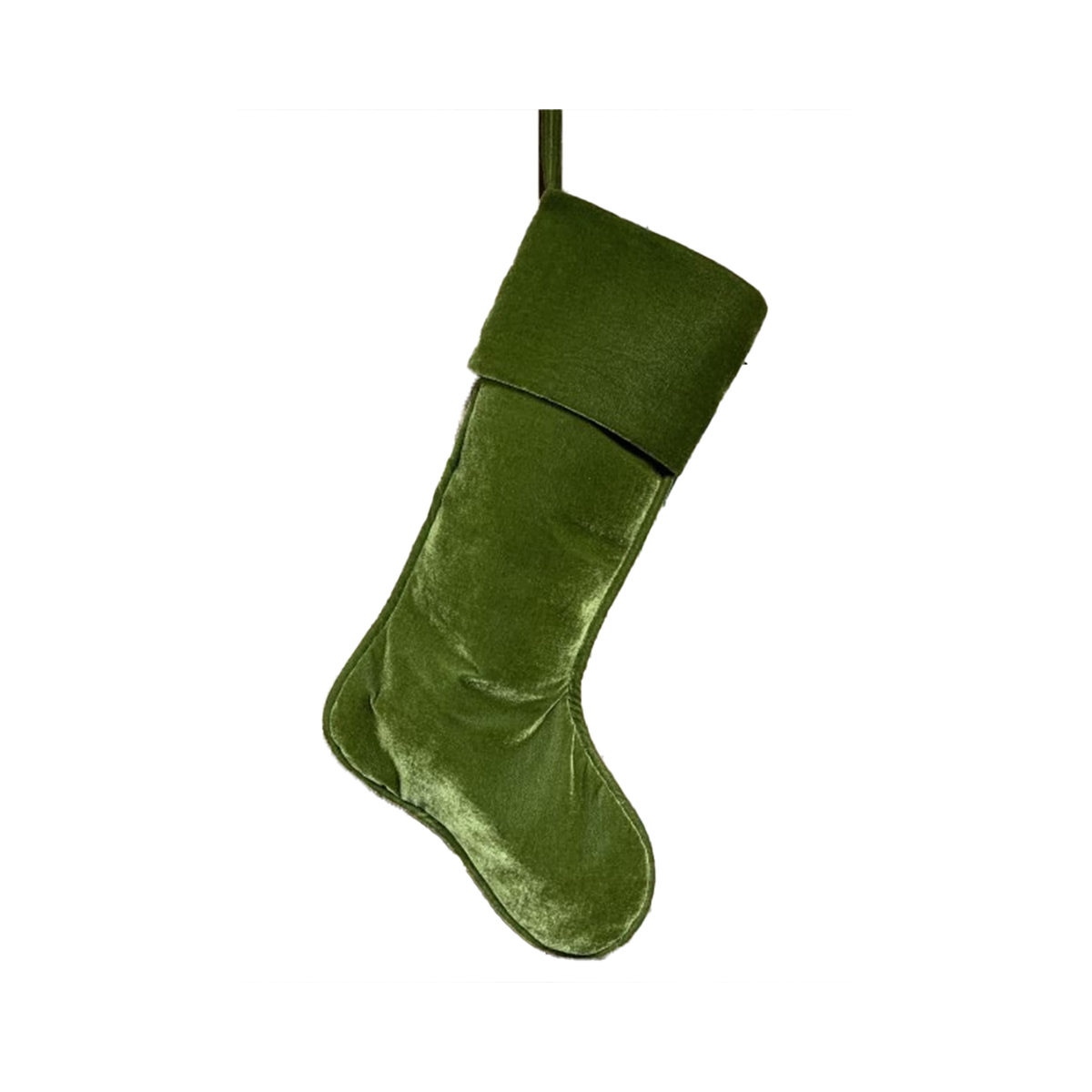 Bas de Noël vert pin