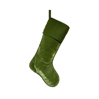 Bas de Noël vert pin