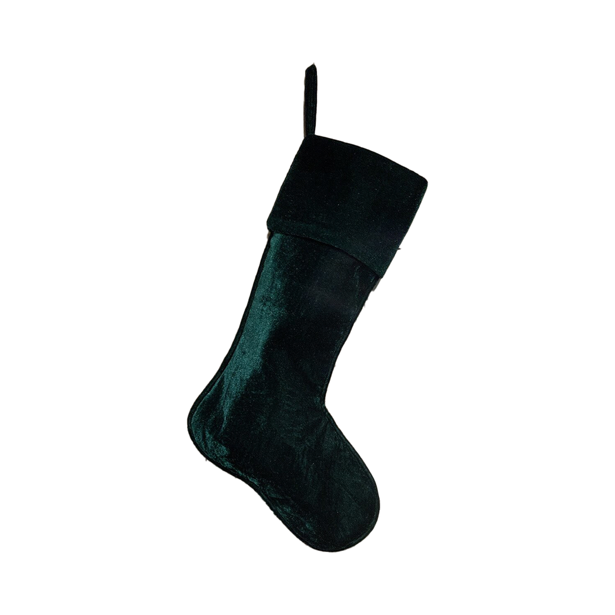 Bas de Noël vert forêt