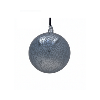 Boule en verre mercure bleu Delft — 4 pouces