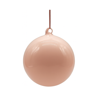 Boule en verre rose — 120 mm