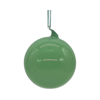 Boule en verre vert sauge foncé — 4 pouces