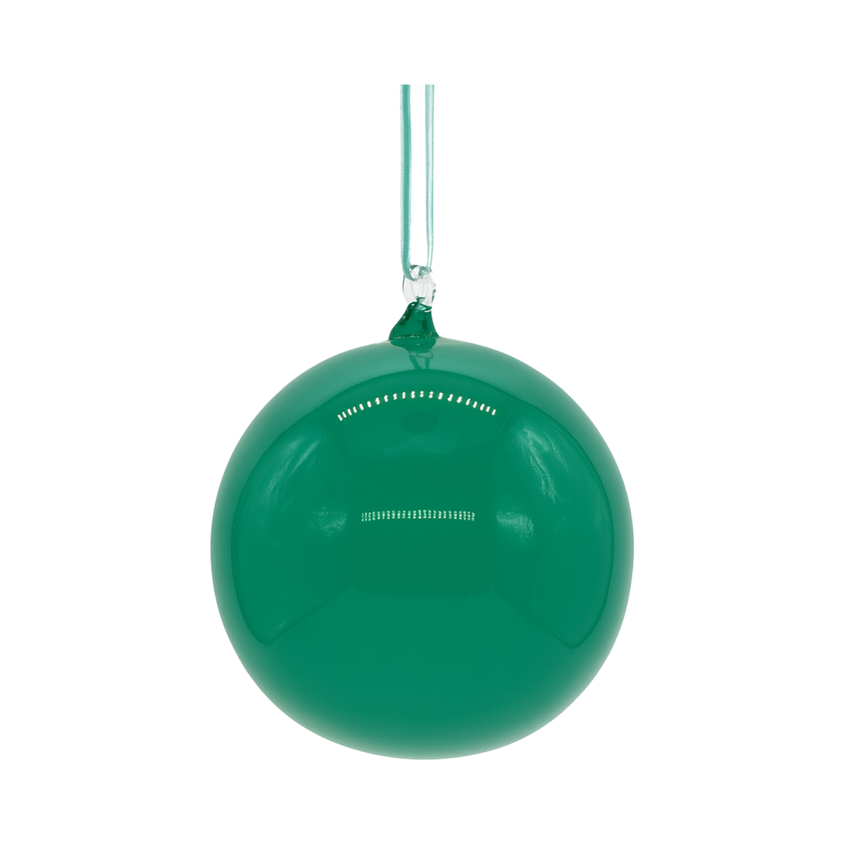 Boule en verre sarcelle — 4 pouces