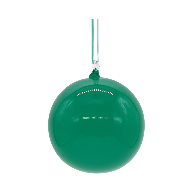 Boule en verre sarcelle — 4 pouces