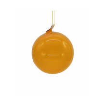 Boule en verre abricot — 4 pouces