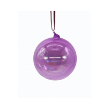Boule en verre magenta — 4 pouces