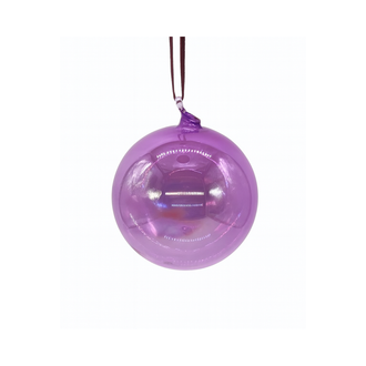 Boule en verre magenta — 4 pouces