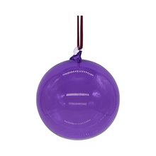 Boule en verre mauve clair — 4.75 pouces