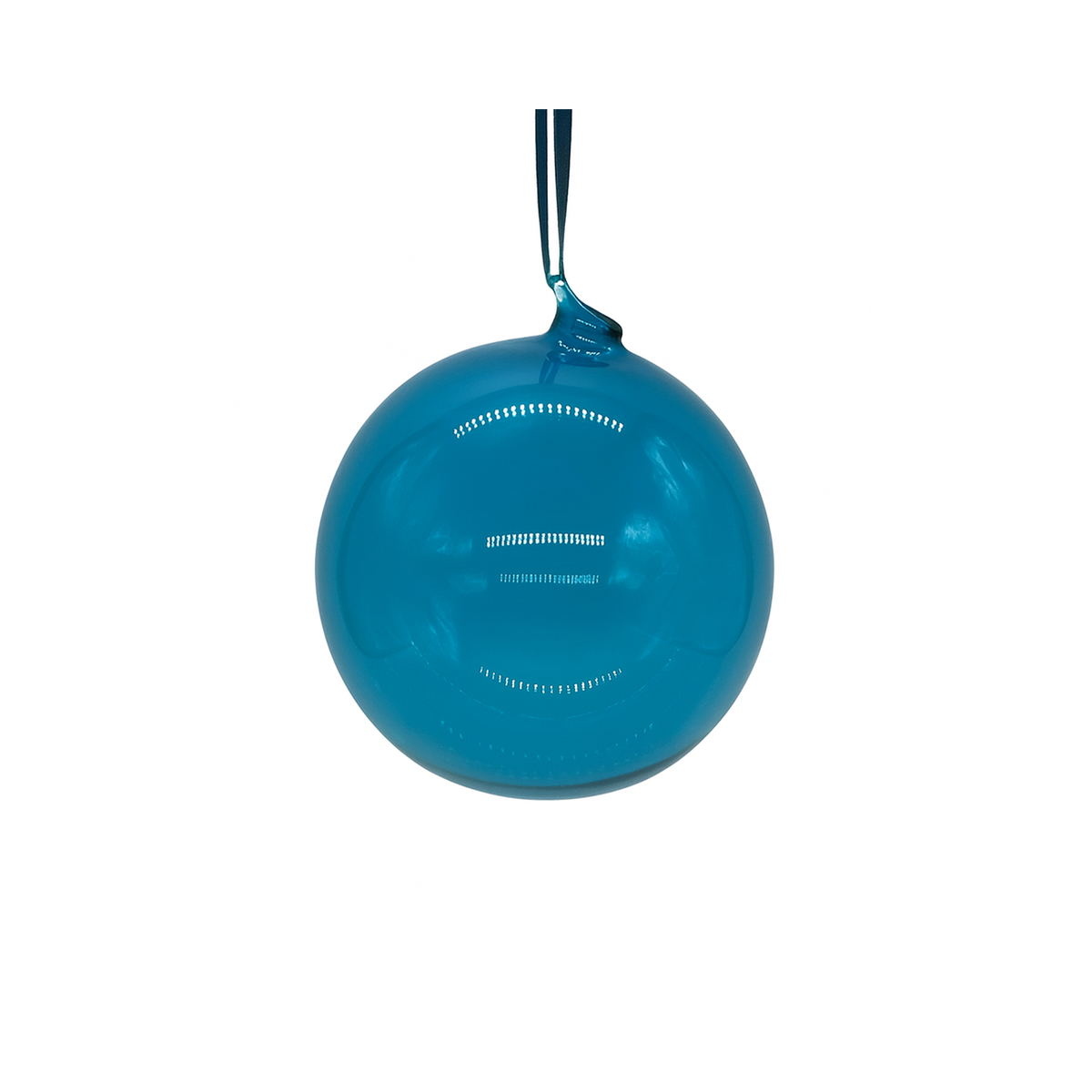 Boule en verre aqua clair — 120 mm