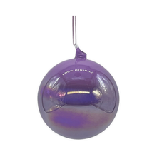 Boule en verre irisé violet — 4 pouces